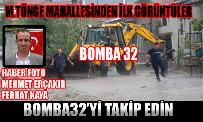 MEHMET TÖNGE MAHALLESİNDEN İLK GÖRÜNTÜLER...